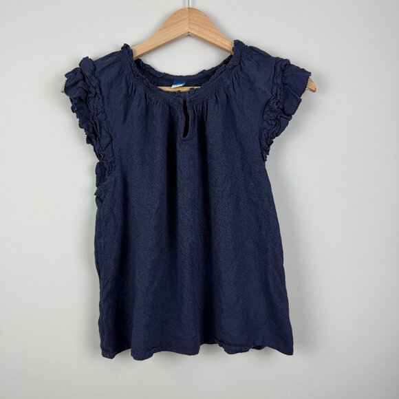 Old Navy Tops - Old Navy Women's Ruffle Short Sleeve Blouse, Size M